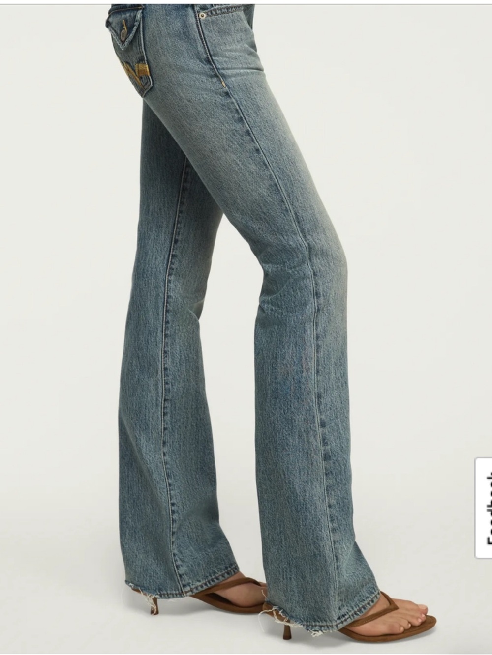 Lucky Brand x Lil Maggie - NWT Ultra Low Rise Flare - 25 - Picture 4 of 4
